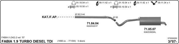 Imasaf 575000050 - Impianto gas scarico autozon.pro