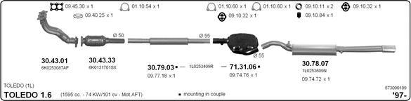 Imasaf 573000109 - Impianto gas scarico autozon.pro