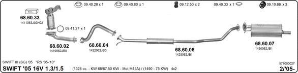 Imasaf 577000027 - Impianto gas scarico autozon.pro