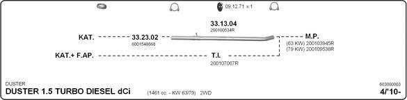 Imasaf 603000003 - Impianto gas scarico autozon.pro