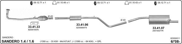 Imasaf 603000011 - Impianto gas scarico autozon.pro