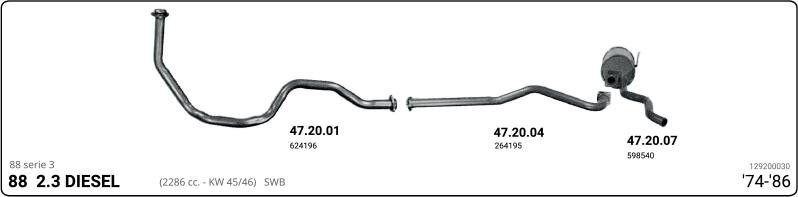 Imasaf 129200030 - Impianto gas scarico autozon.pro