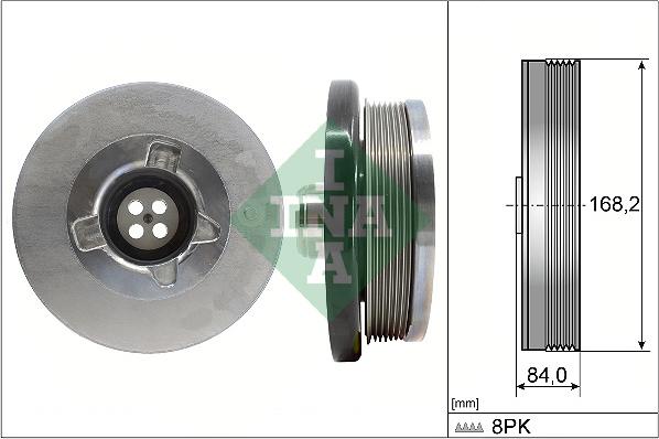 INA 544 0508 10 - Puleggia cinghia, Albero a gomiti autozon.pro