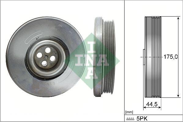 INA 544 0604 10 - Puleggia cinghia, Albero a gomiti autozon.pro