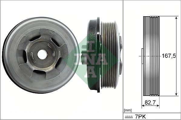 INA 544 0601 10 - Puleggia cinghia, Albero a gomiti autozon.pro