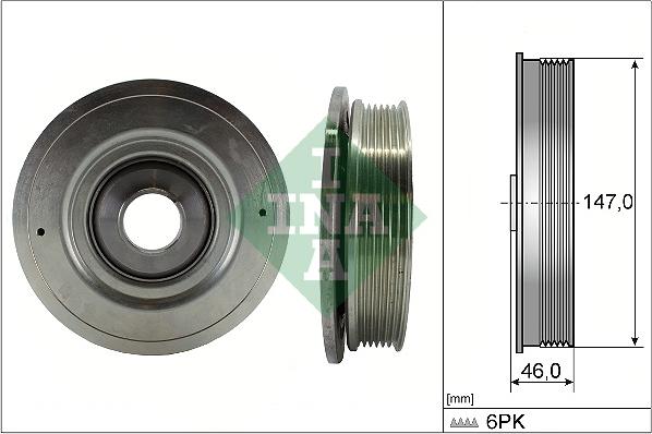 INA 544 0094 10 - Puleggia cinghia, Albero a gomiti autozon.pro