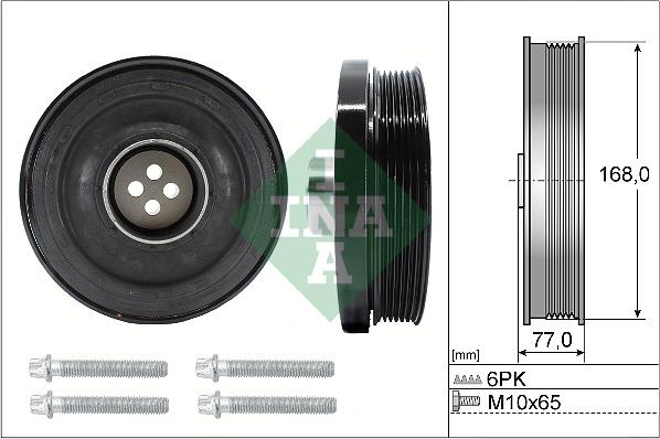 INA 544 0130 20 - Puleggia cinghia, Albero a gomiti autozon.pro