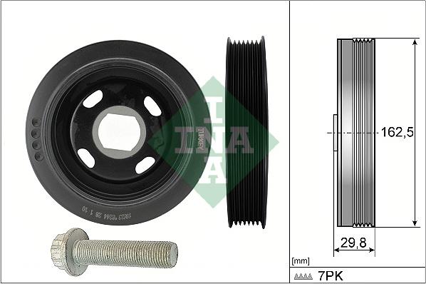 INA 544 0179 20 - Puleggia cinghia, Albero a gomiti autozon.pro