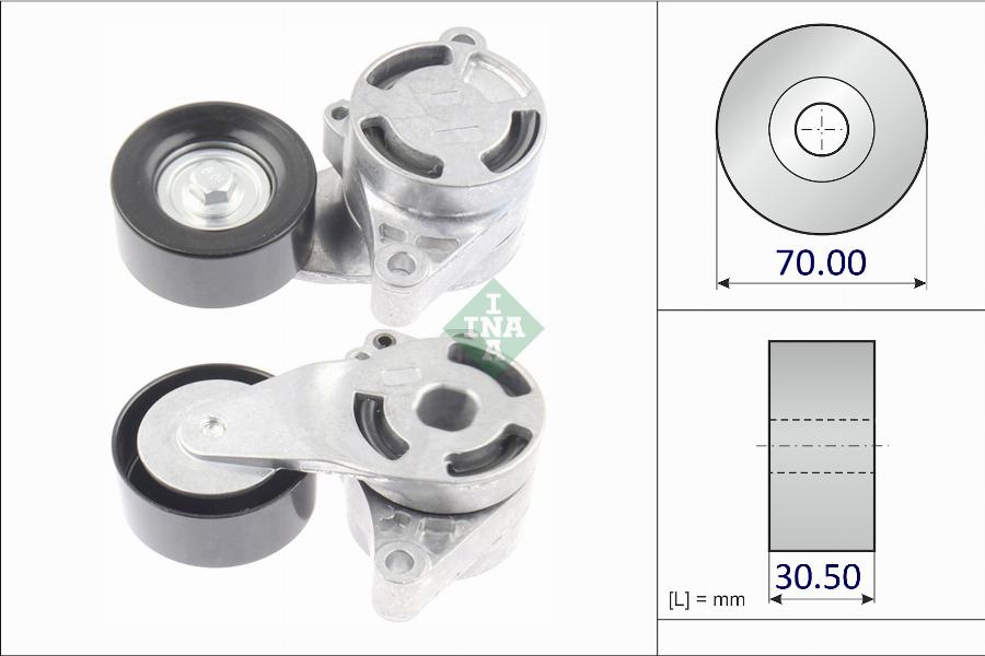 INA 534 0945 10 - Tendicinghia, Cinghia Poly-V autozon.pro