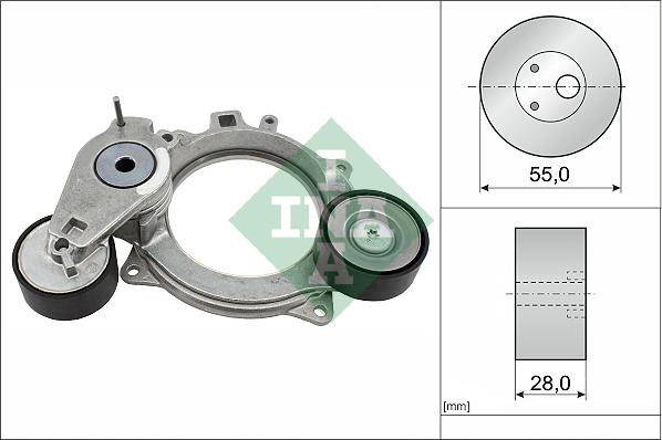 INA 534 0936 10 - Tendicinghia, Cinghia Poly-V autozon.pro