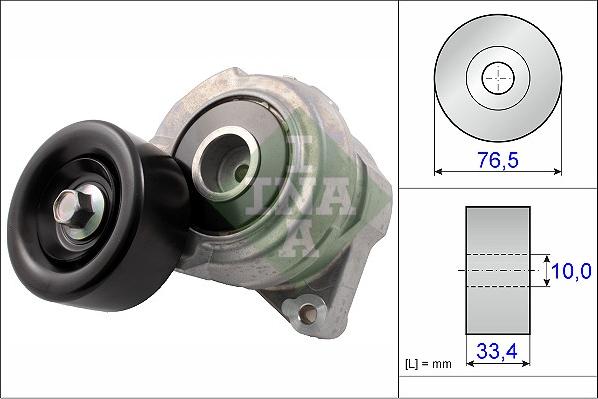 INA 534 0493 10 - Tendicinghia, Cinghia Poly-V autozon.pro