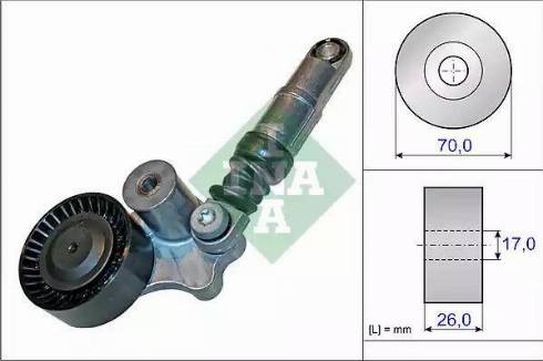 INA 534 0445 10 - Tendicinghia, Cinghia Poly-V autozon.pro