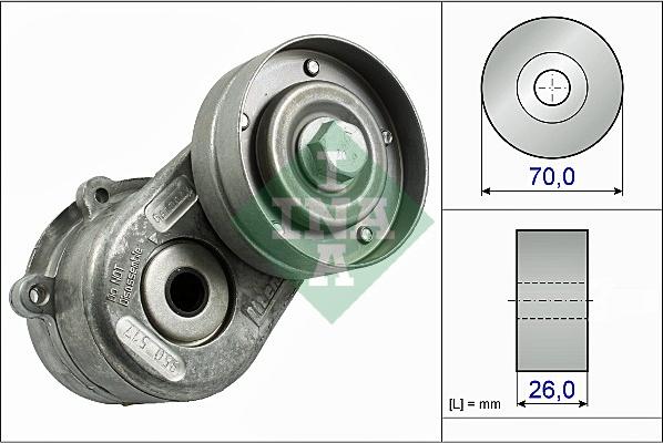 INA 534 0448 10 - Tendicinghia, Cinghia Poly-V autozon.pro