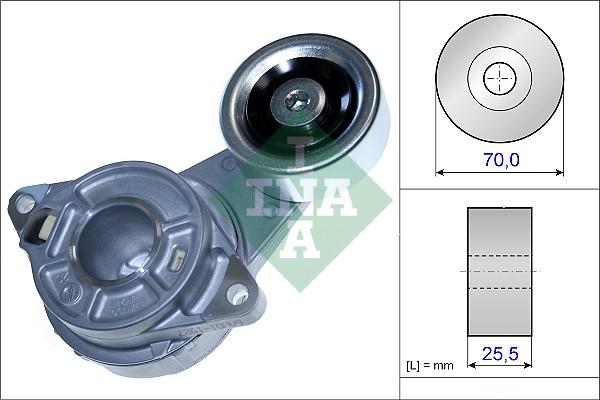 INA 534 0458 10 - Tendicinghia, Cinghia Poly-V autozon.pro