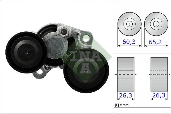 INA 534 0482 10 - Tendicinghia, Cinghia Poly-V autozon.pro