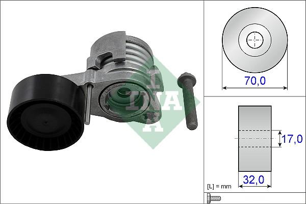 INA 534 0432 10 - Tendicinghia, Cinghia Poly-V autozon.pro