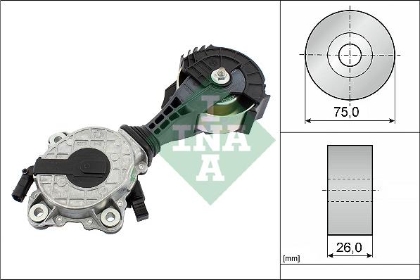 INA 534 0425 10 - Tendicinghia, Cinghia Poly-V autozon.pro