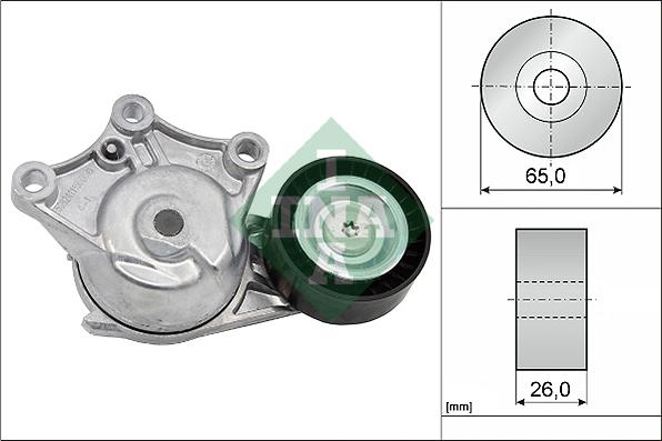 INA 534 0428 10 - Tendicinghia, Cinghia Poly-V autozon.pro