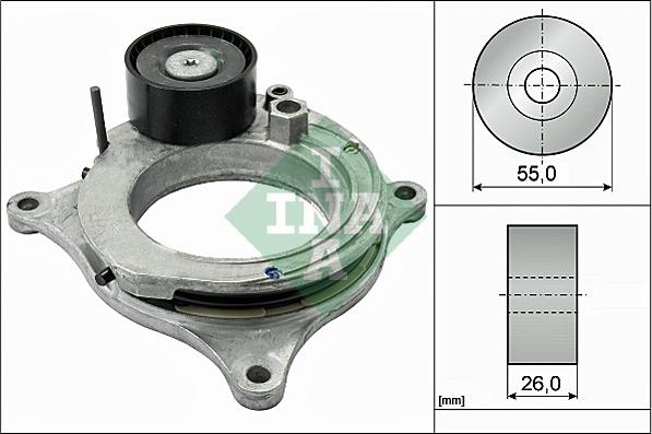 INA 534 0598 10 - Tendicinghia, Cinghia Poly-V autozon.pro