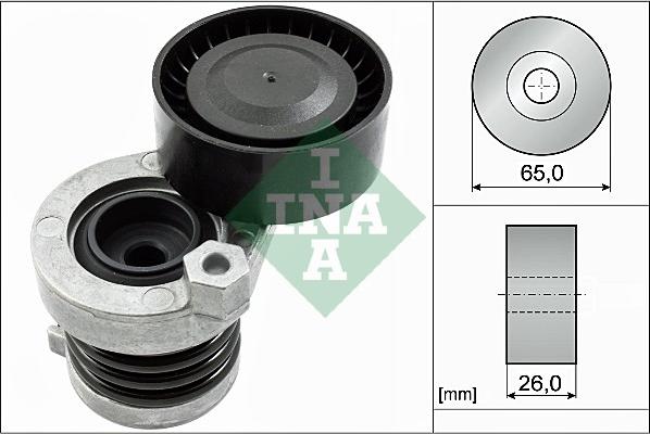 INA 534 0551 10 - Tendicinghia, Cinghia Poly-V autozon.pro