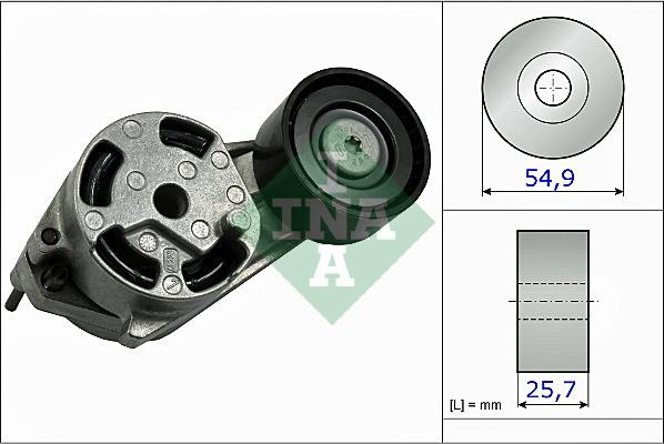 INA 534 0516 10 - Tendicinghia, Cinghia Poly-V autozon.pro