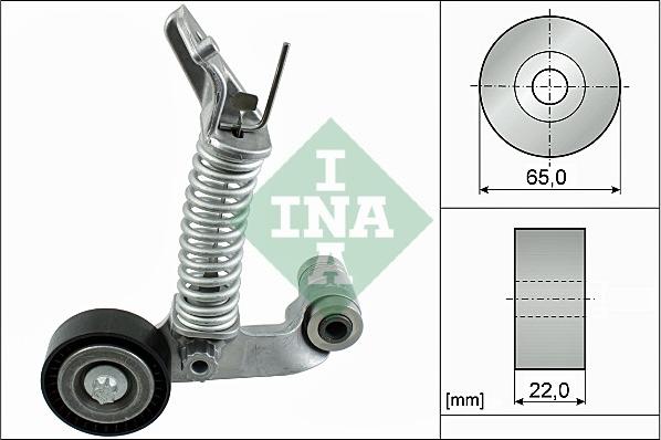 INA 534 0574 10 - Tendicinghia, Cinghia Poly-V autozon.pro