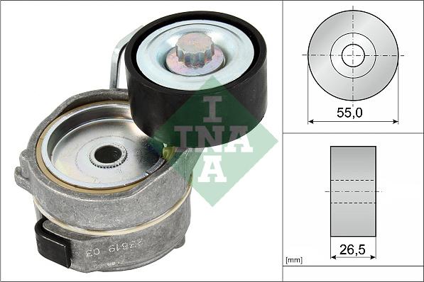 INA 534 0653 10 - Tendicinghia, Cinghia Poly-V autozon.pro