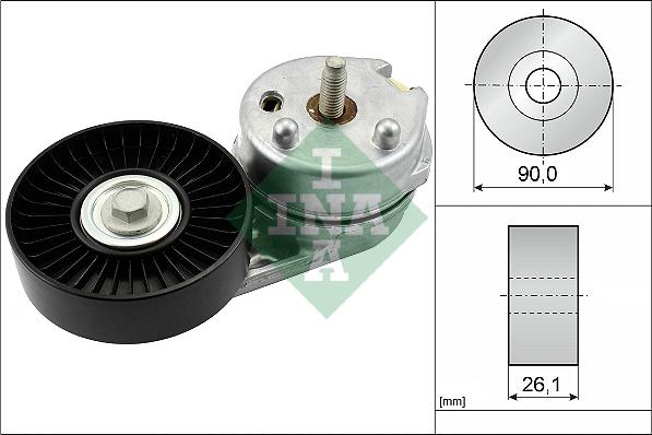 INA 534 0668 10 - Tendicinghia, Cinghia Poly-V autozon.pro