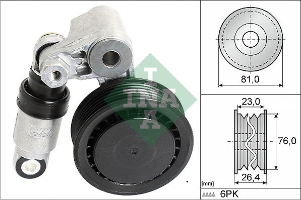 INA 534 0011 10 - Tendicinghia, Cinghia Poly-V autozon.pro