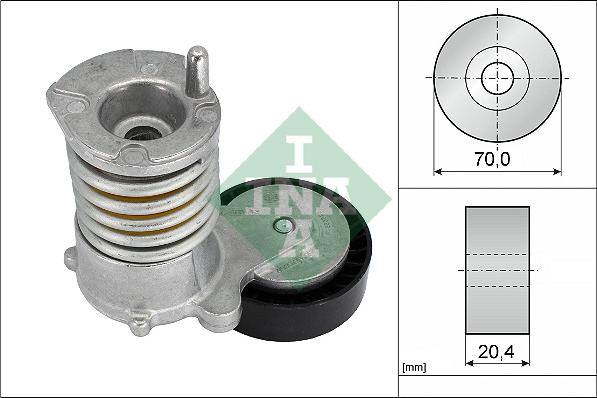 INA 534 0030 10 - Tendicinghia, Cinghia Poly-V autozon.pro