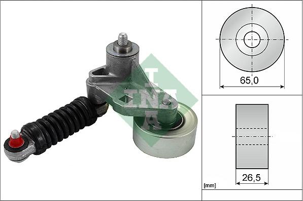 INA 534 0037 10 - Tendicinghia, Cinghia Poly-V autozon.pro