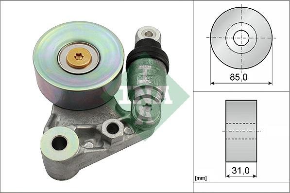 INA 534 0021 10 - Tendicinghia, Cinghia Poly-V autozon.pro