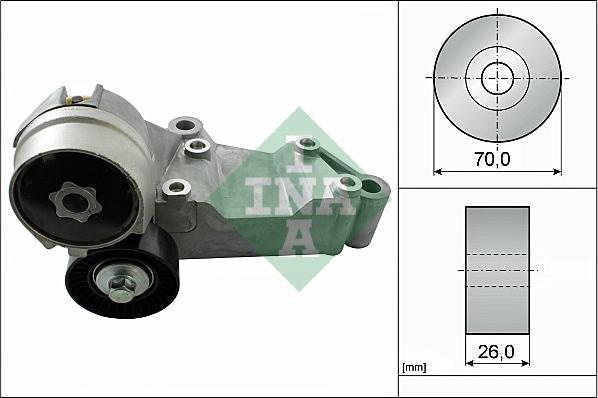 INA 534 0146 10 - Tendicinghia, Cinghia Poly-V autozon.pro