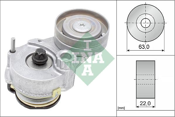 INA 534 0147 10 - Tendicinghia, Cinghia Poly-V autozon.pro