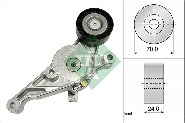 INA 534 0151 10 - Tendicinghia, Cinghia Poly-V autozon.pro