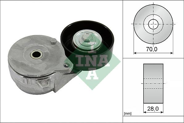 INA 534 0813 10 - Tendicinghia, Cinghia Poly-V autozon.pro