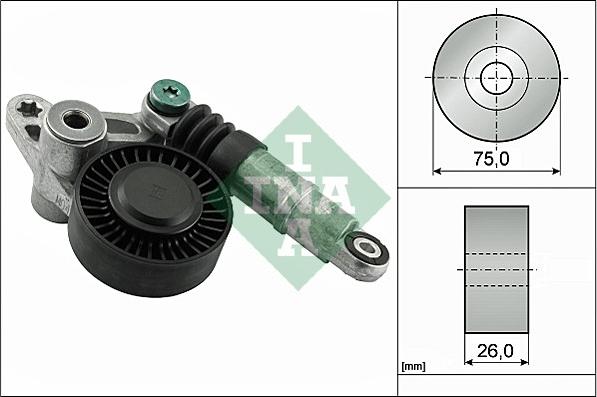 INA 534 0356 10 - Tendicinghia, Cinghia Poly-V autozon.pro