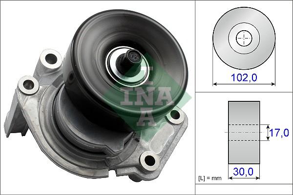 INA 534 0350 10 - Tendicinghia, Cinghia Poly-V autozon.pro