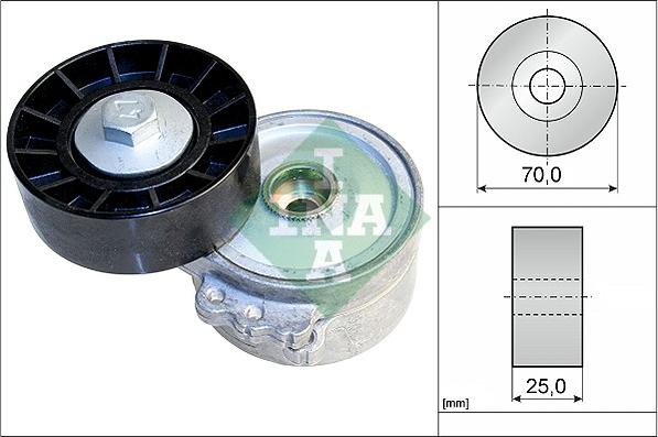 INA 534 0334 10 - Tendicinghia, Cinghia Poly-V autozon.pro