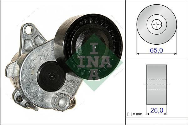 INA 534 0336 10 - Tendicinghia, Cinghia Poly-V autozon.pro