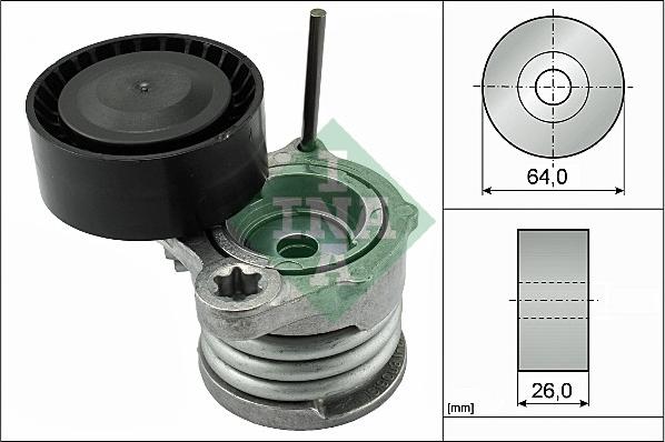 INA 534 0331 10 - Tendicinghia, Cinghia Poly-V autozon.pro