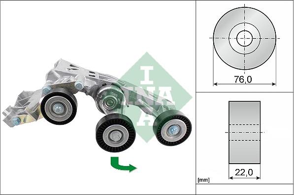 INA 534 0338 10 - Tendicinghia, Cinghia Poly-V autozon.pro