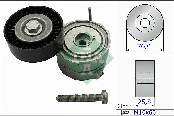 INA 534 0375 10 - Tendicinghia, Cinghia Poly-V autozon.pro