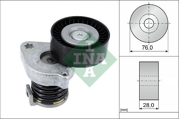 INA 534 0370 10 - Tendicinghia, Cinghia Poly-V autozon.pro