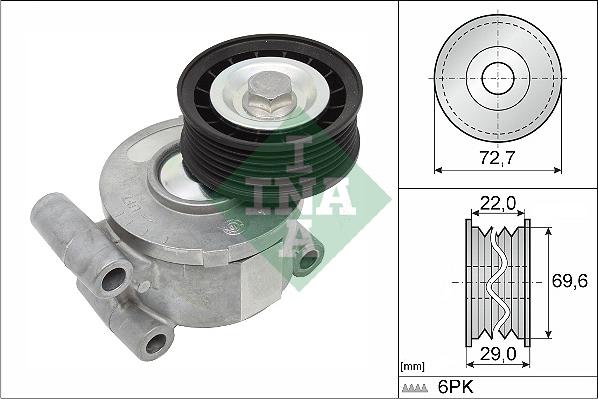 INA 534 0249 10 - Tendicinghia, Cinghia Poly-V autozon.pro