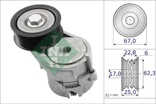 INA 534 0246 10 - Tendicinghia, Cinghia Poly-V autozon.pro