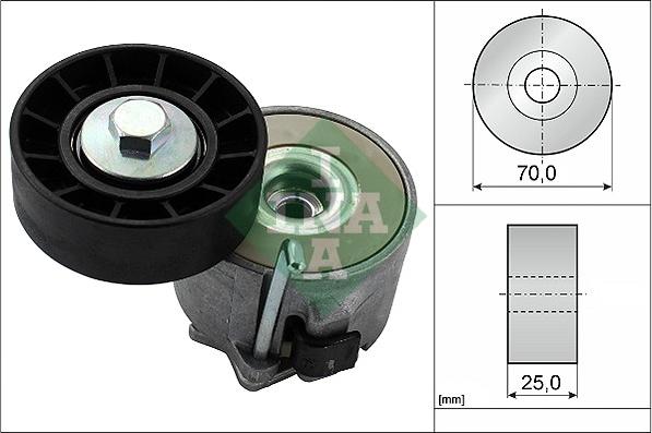 INA 534 0280 10 - Tendicinghia, Cinghia Poly-V autozon.pro