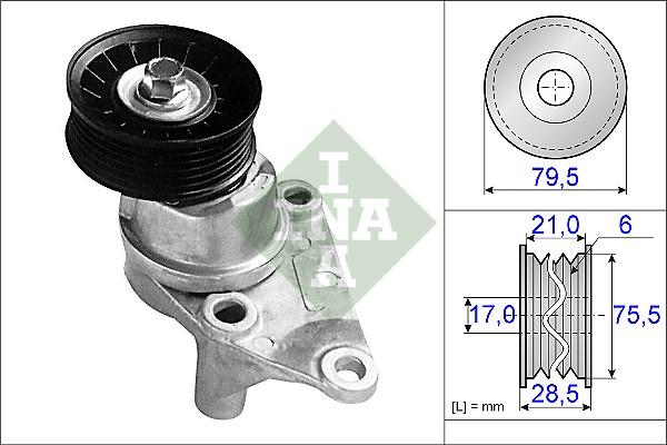 INA 534 0236 10 - Tendicinghia, Cinghia Poly-V autozon.pro