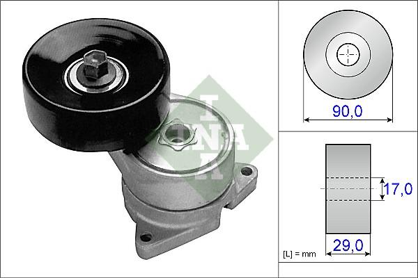 INA 534 0233 10 - Tendicinghia, Cinghia Poly-V autozon.pro