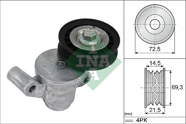 INA 534 0705 10 - Tendicinghia, Cinghia Poly-V autozon.pro